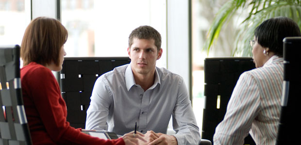 SSOE employees in lobby